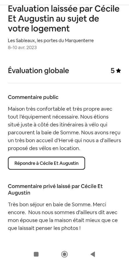Les Sableaux, Les Portes Du Marquenterre سانت كوينتن ان تورمونت المظهر الخارجي الصورة